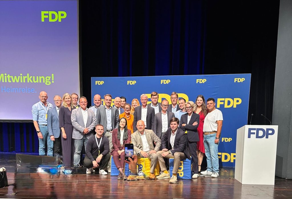 Neuer FDP-Landesvorstand beginnt seine Arbeit